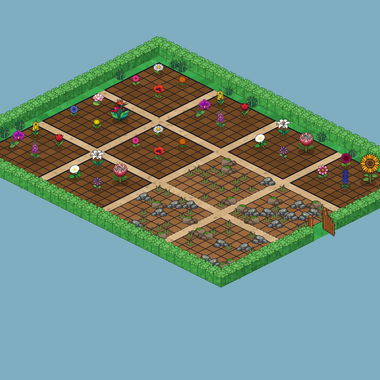 Your garden, growing over the month